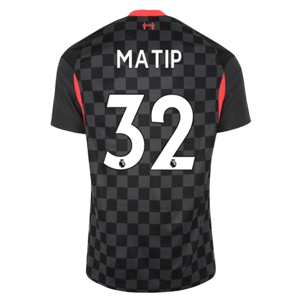 Camiseta Liverpool NO.32 Matip Tercera Equipación 2020-2021 Negro